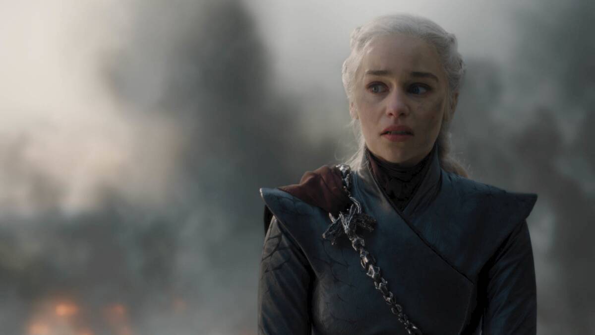Emilia Clarke as Daenerys Targaryen in Game of Thrones. Picture: HBO 