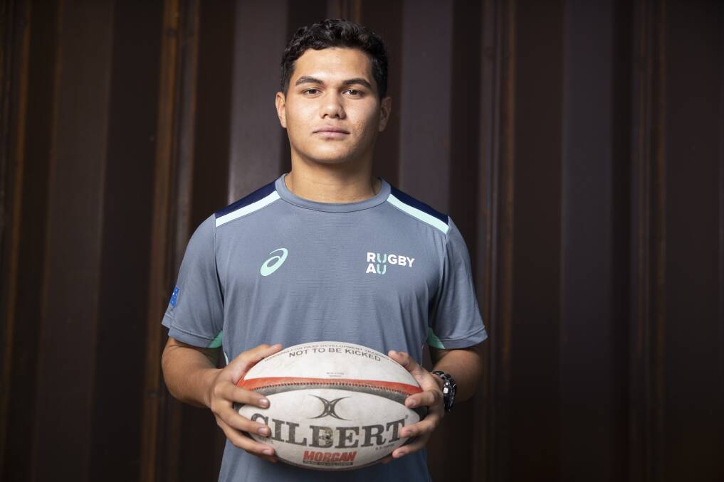 Noah Lolesio will wear the Brumbies' No. 10 jersey for the first time. Picture: Sitthixay Ditthavong