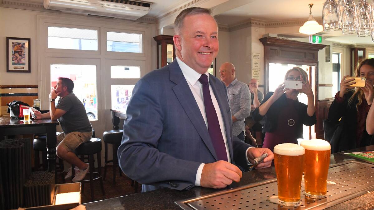 Anthony Albanese declared he will run for the Labor leadership role. Picture: AAP