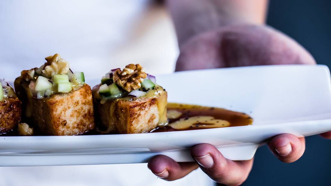 Lilotang's pork belly with a miso mustard and walnut is too good to share. Picture: Supplied