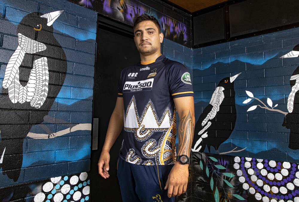 Jahrome Brown is embracing the No. 7 challenge at the Brumbies for 2020. Picture: Sitthixay Ditthavong
