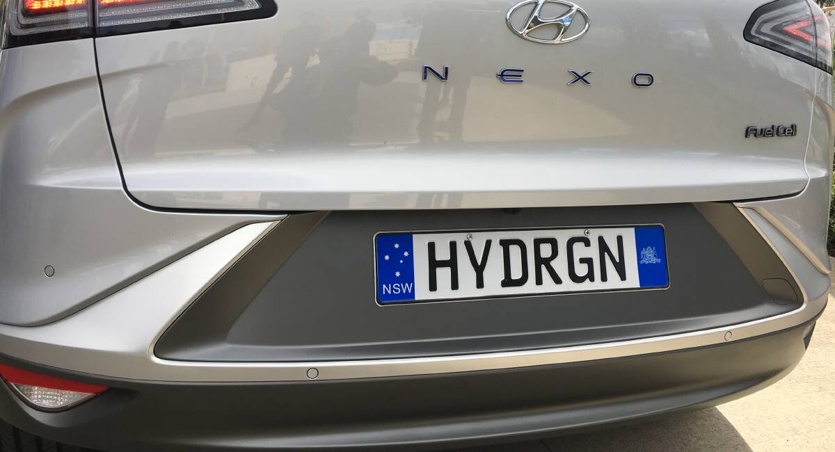 Coming to Canberra soon: Hyundai's Nexo fuel cell cars powered by hydrogen. Picture: Peter Brewer