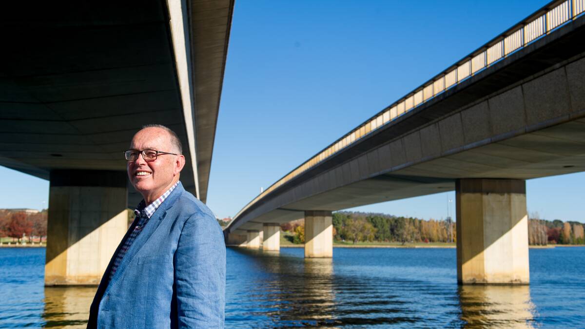 Chair of the civil structural committee at Engineers Australia Greg Taylor says building a new Commonwealth Avenue bridge would be safer than modifying the existing structure. Picture: Elesa Kurtz