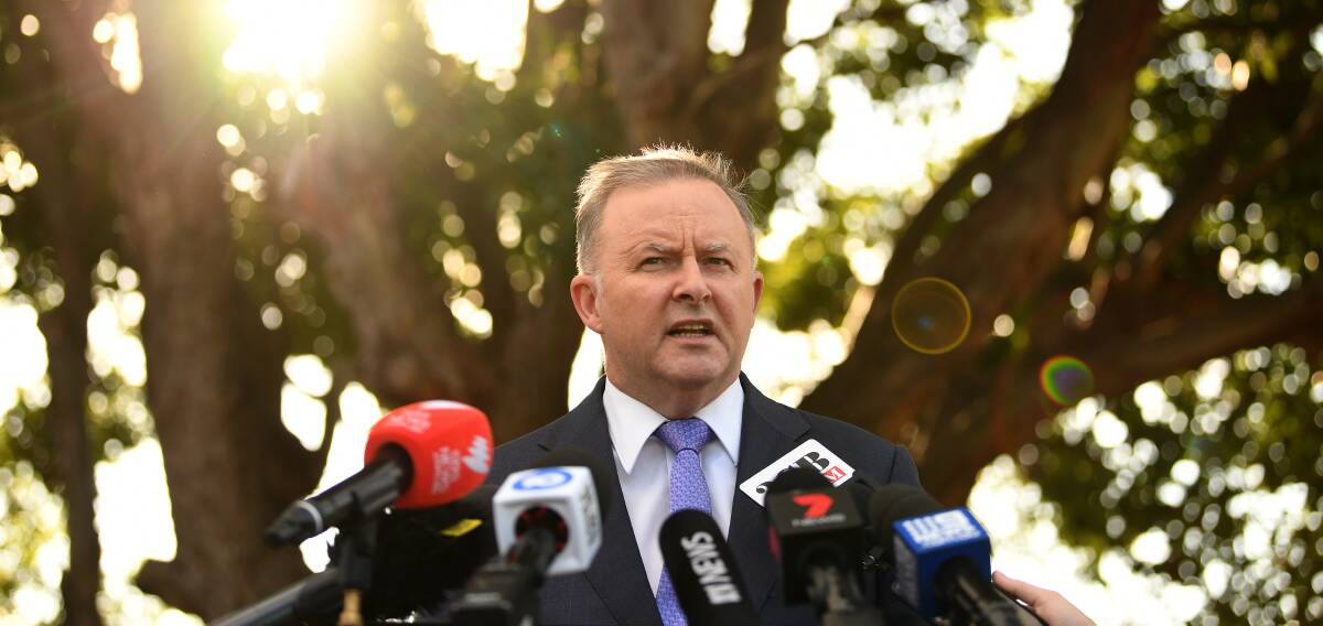 Labor leader contender and member for Grayndler Anthony Albanese speaks to the media in Sydney on Thursday. Mr Albanese is set to become Labor's next leader. Picture: AAP