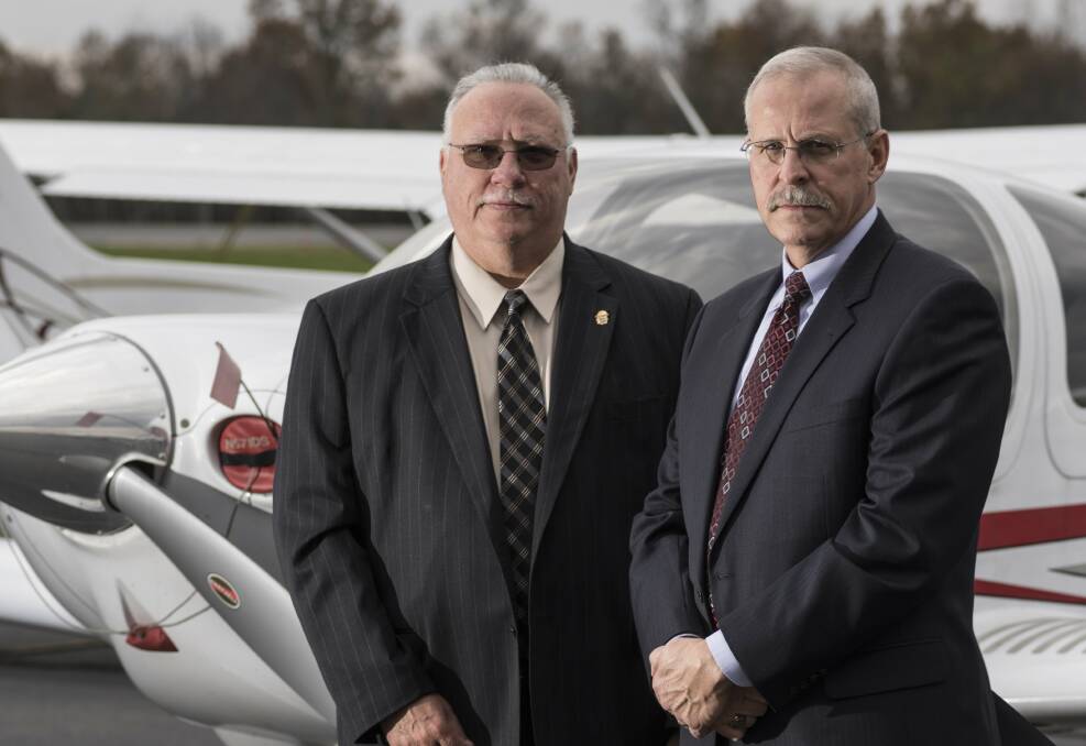 Retired DEA agents Steve Murphy and Javier Pena. Picture: Supplied