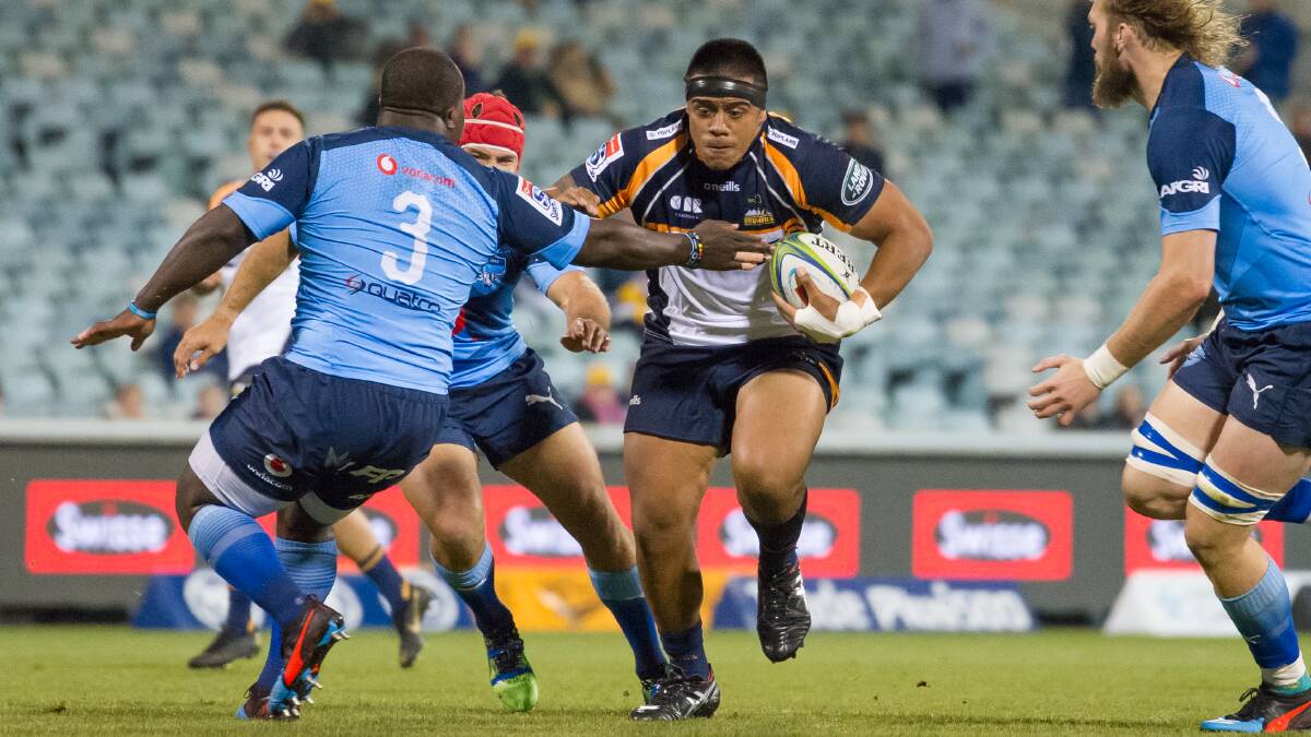 Allan Allaalatoa and the Brumbies will set their sights on trans-Tasman games after South African sides left Super Rugby. Picture: Elesa Kurtz