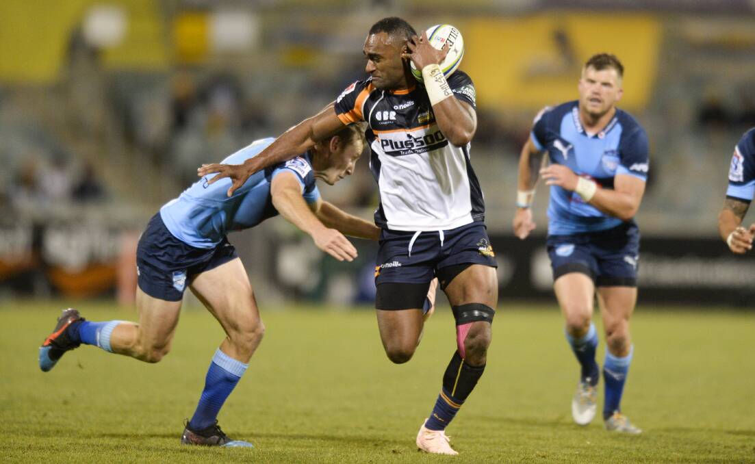 Staying put: Tevita Kuridrani will remain at the Brumbies next season after signing a new deal. Picture: AAP