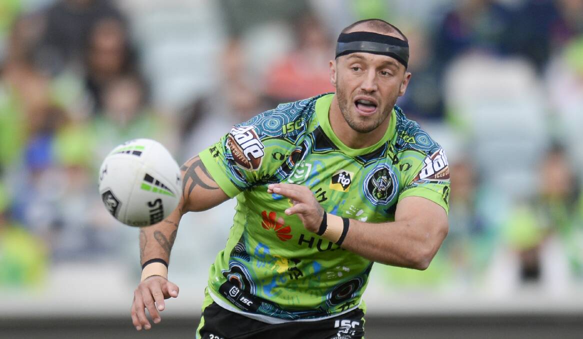 Josh Hodgson is leading the charge for Canberra. Picture: AAP