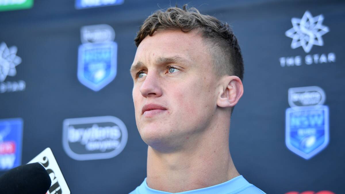 NSW Blues player Jack Wighton in Blues camp. Picture: AAP