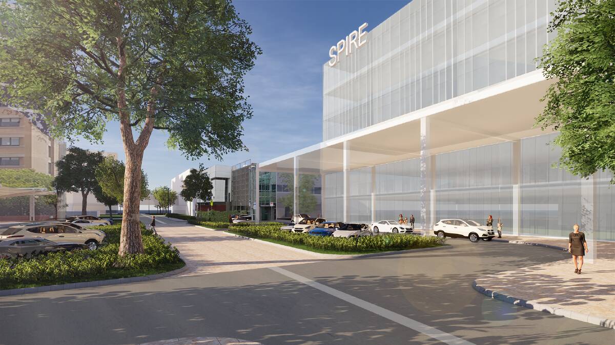An artist's impression of the Canberra Hospital SPIRE centre.