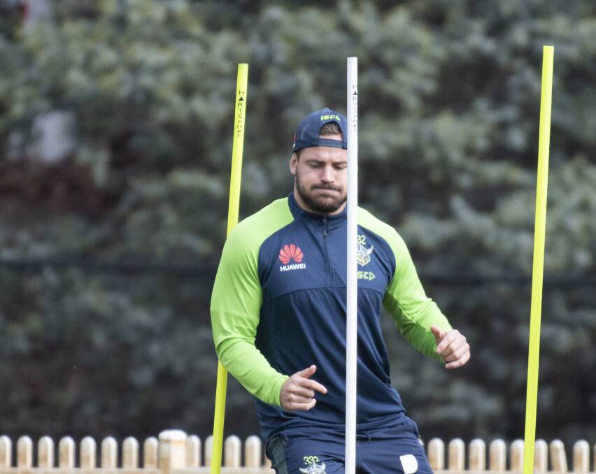 Raiders half Aidan Sezer says their adversity will show the character of the team's "underbelly". Picture: Sitthixay Ditthavong