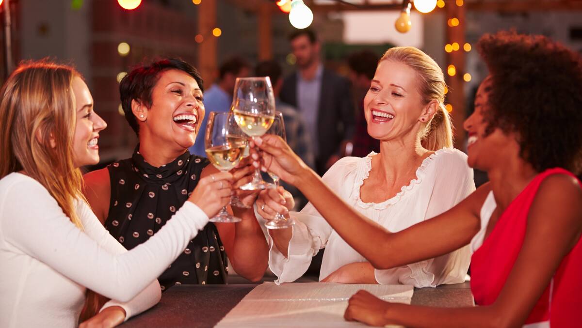 Here's cheers to being happy girls. Picture: Shutterstock