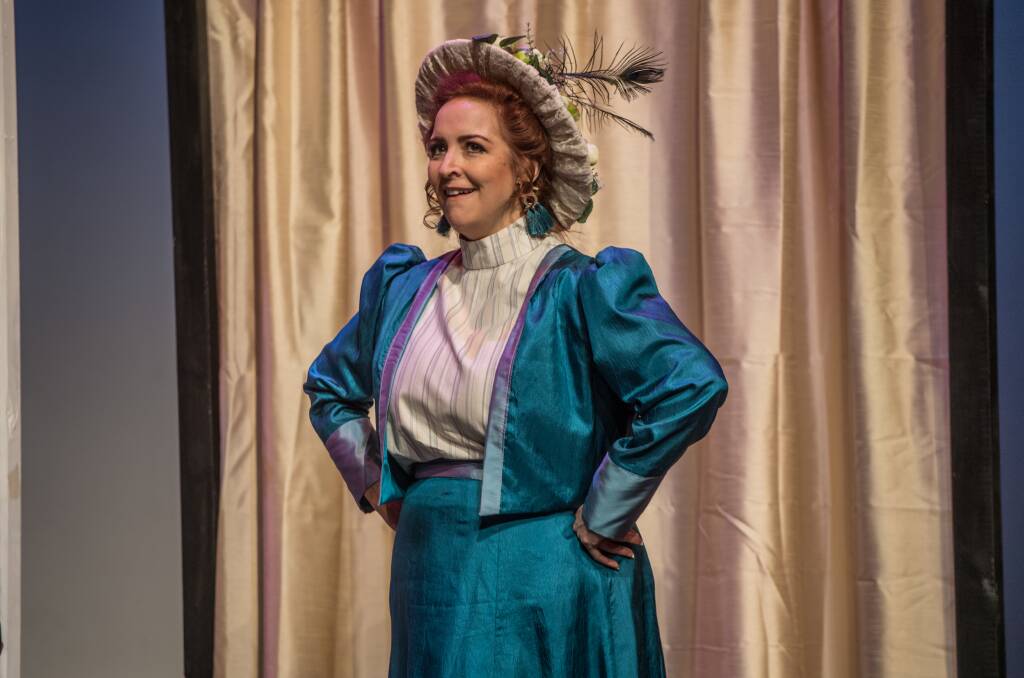 Janelle McMenamin as Dolly Levi in Queanbeyan Players' Hello, Dolly! Picture: Karleen Minney.