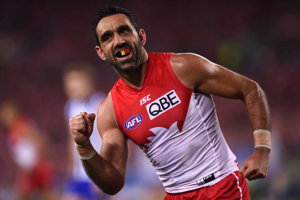 Former Sydney Swans' star Adam Goodes won two Brownlow medals. Picture: AAP