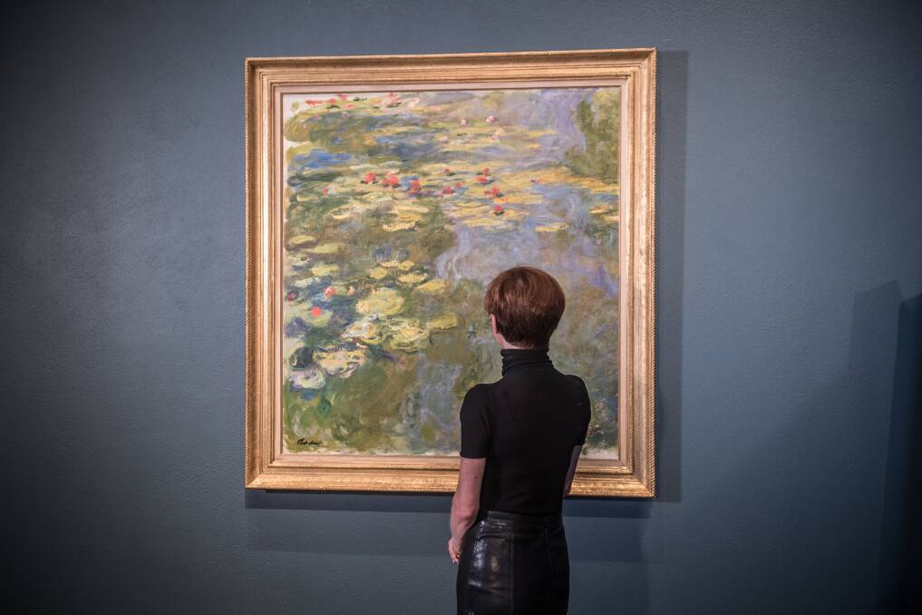 National Gallery of Australia's winter blockbuster Monet: Impression Sunrise is still on. Picture: Karleen Minney.