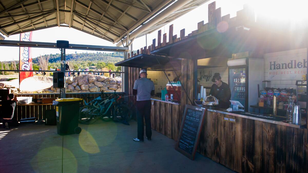 The addition of the Handlebar cafe and bar has improved Stromlo Forest Park. Picture: Elesa Kurtz