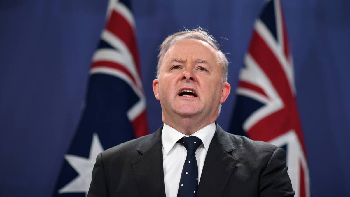 Labor leader Anthony Albanese said it was "economically irresponsible to pass legislation which wont occur until the next election or potentially the one after that". Picture: AAP