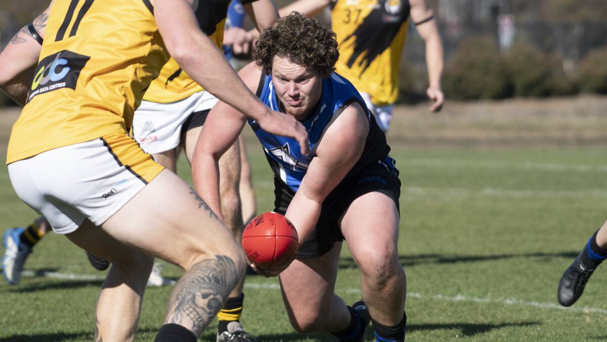 Gungahlin's NEAFL import Isaac Taylor impressed. Picture: Sitthixay Ditthavong