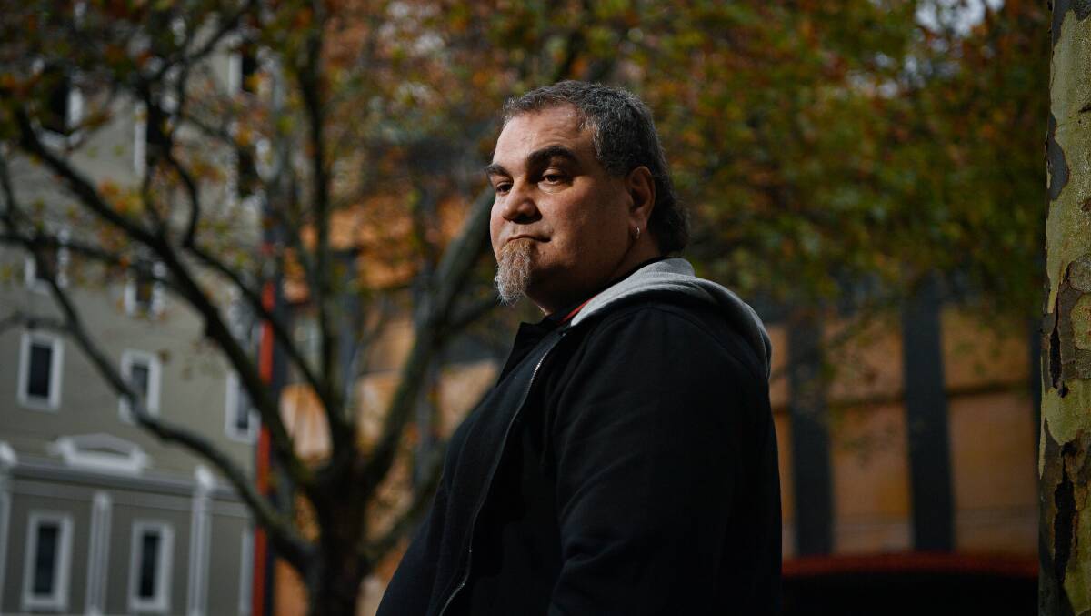 Melbourne man Michael Ogalirolo, a former gardener, who has leukemia which he attributes to exposure to the pesticide Roundup over more than 20 years.. Picture: Joe Armao