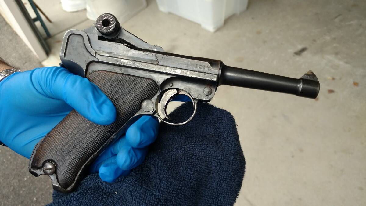 One of the guns seized from a Carwoola home during a police search. Picture: NSW Police