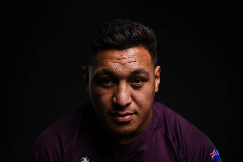 Queensland prop Josh Papalii is unsure if he make himself avaialble for Australia. Picture: Nathan Hopkins/NRL Photos