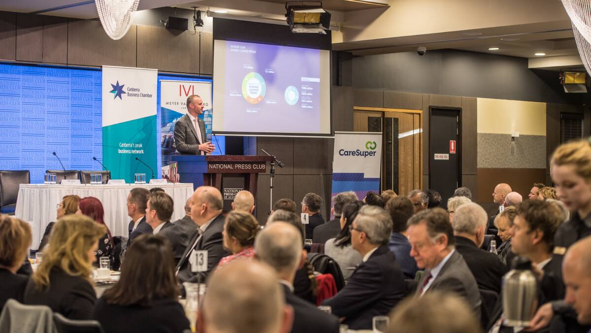 The Canberra Business Chamber are planning for a return to face-to-face events in July. Picture: Karleen Minney.