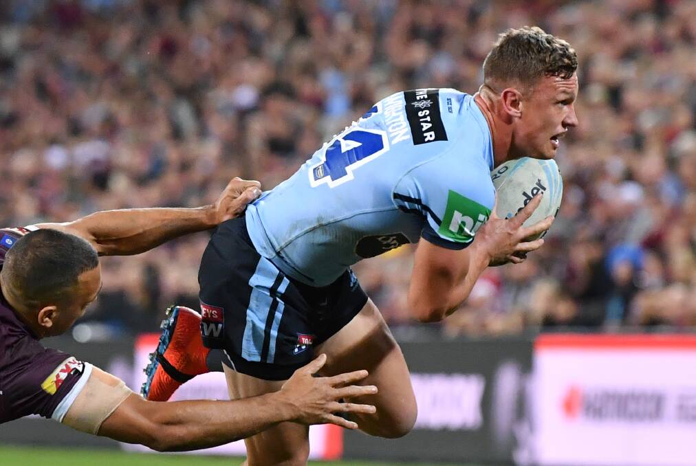 Jack Wighton is a chance to start for NSW in game two. Picture: AAP