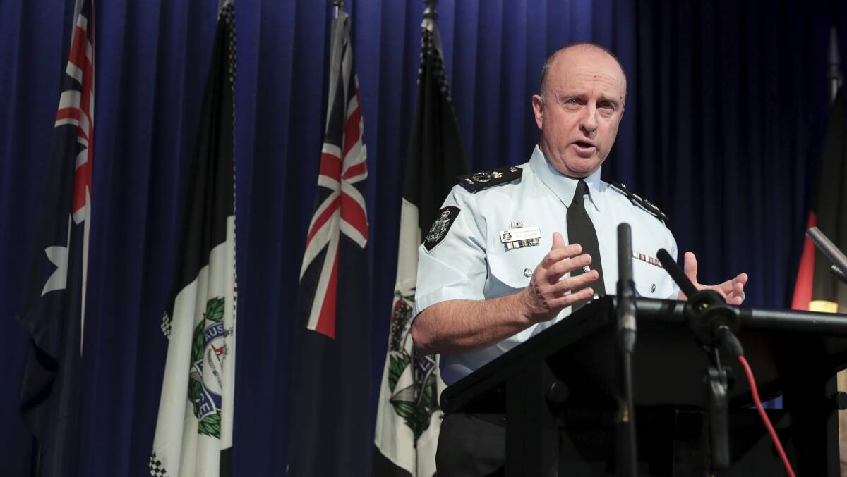 Acting AFP commissioner Neil Gaughan said the raids weren't designed to intimidate the media. Picture: Alex Ellinghausen