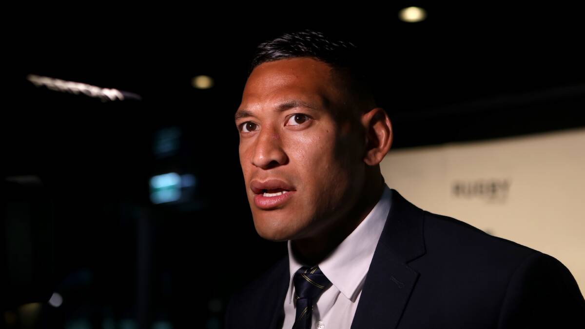 Former Wallabies player Israel Folau. Picture: AAP