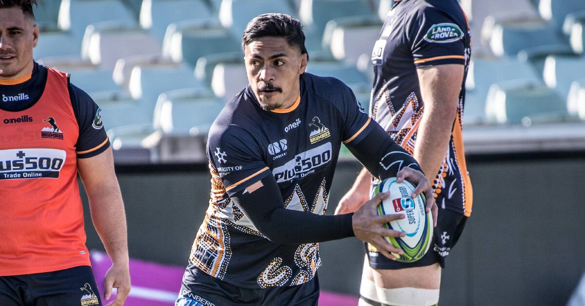Pete Samu was a standout for the Brumbies. Picture: Karleen Minney