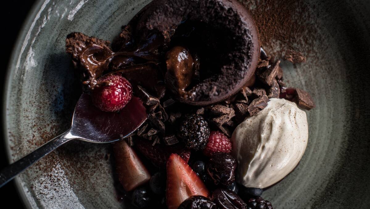 Dark chocolate fondant. Pictures: Karleen Minney