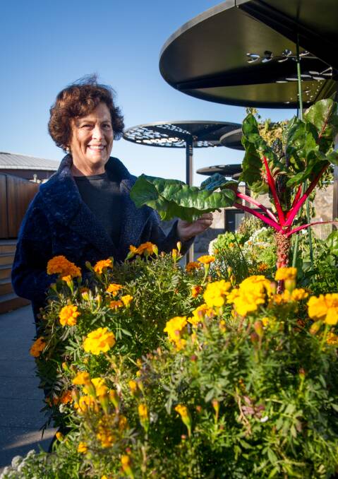 Colette Mackay founded the Harvest Garden at the arboretum. Picture: Elesa Kurtz