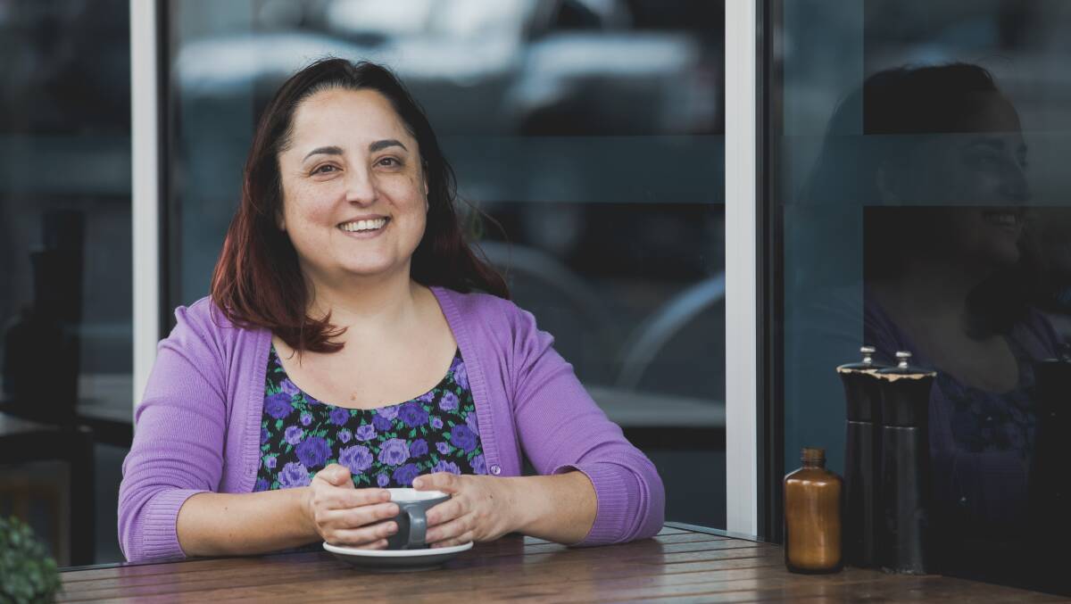 Simone Ancilleri, who moved to Canberra in 2015 and set up an anxiety support group in Queanbeyan. Picture: Jamila Toderas