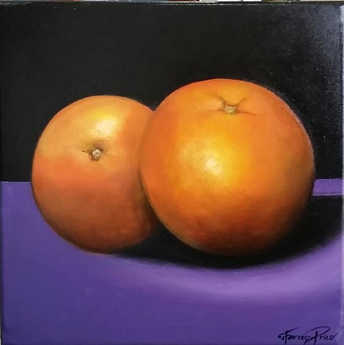 Two Oranges by Christine Farren-Price.
