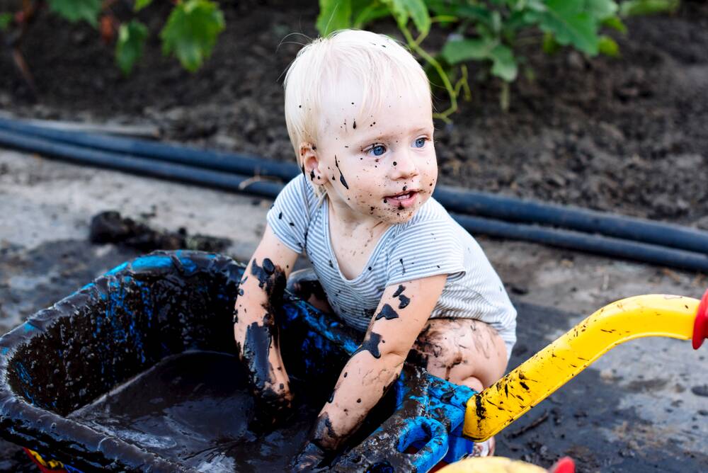 Nothing like playing in the mud. Picture: Shutterstock