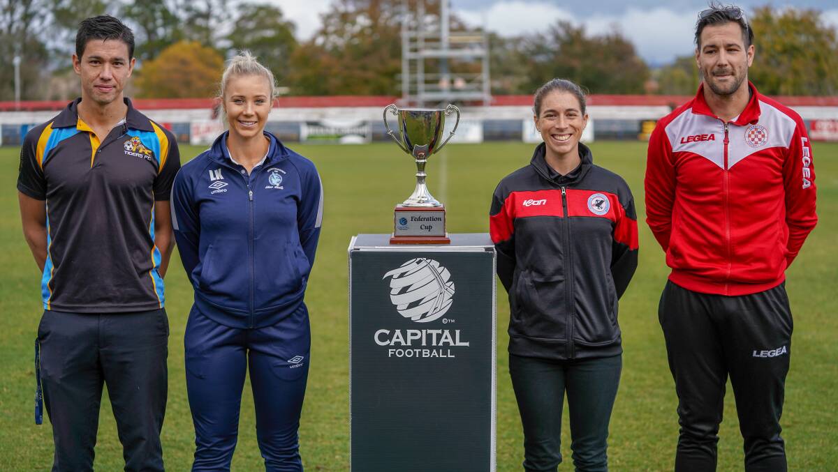 The women's Federation Cup fixture will kick off the finals at Deakin Stadium on Saturday. Picture: Capital Football