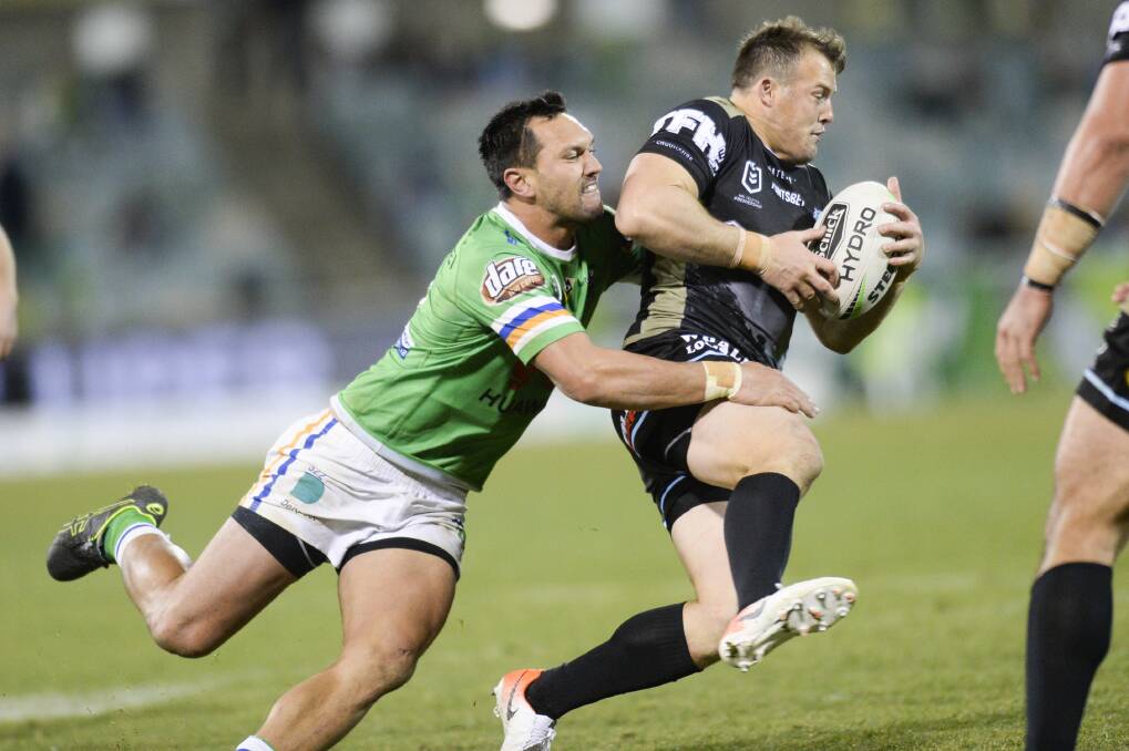 Raiders winger Jordan Rapana looks unlikely to play for the Kiwis against Tonga. Picture: AAP Image/Rohan Thomson