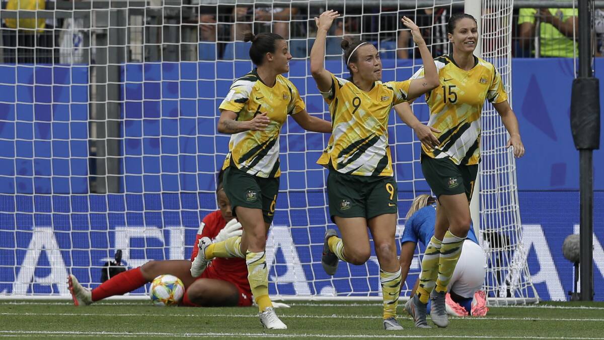 The success of the Matildas could help Australia secure the next Women's World Cup in 2023. Picture: AP