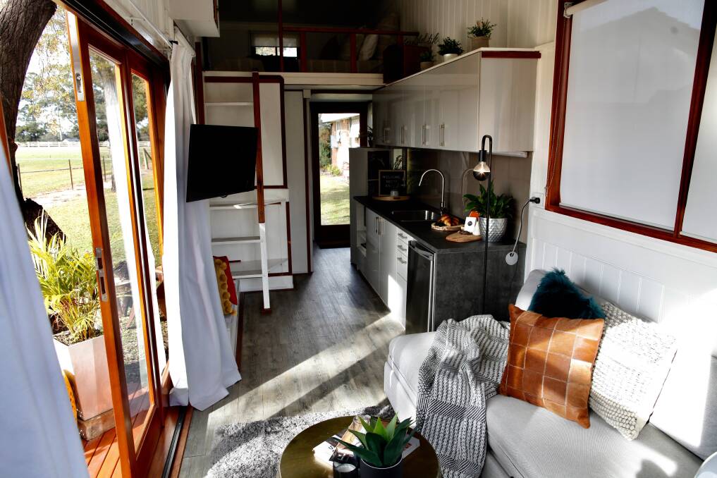 The federal government is looking to grow the tiny home industry, as part of a broader push to increase prefab construction. Picture: Dean Sewell