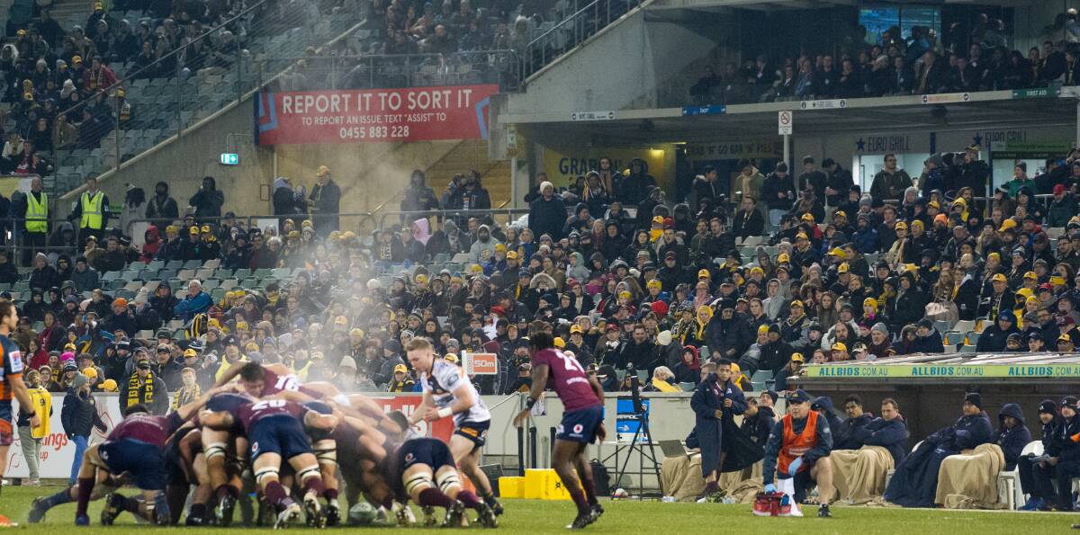 The Brumbies are hoping crowds start to come back next year. Picture: Elesa Kurtz