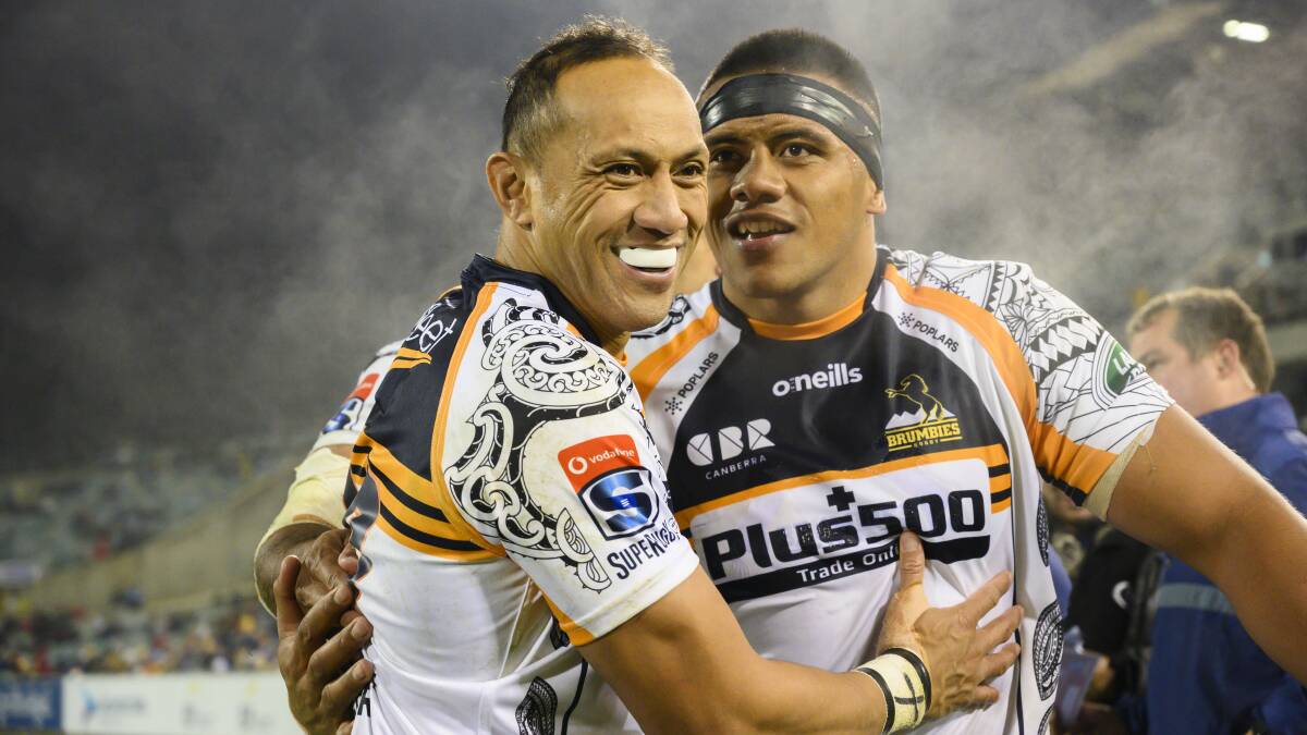 Christian Lealiifano hopes to end his Brumbies career on a winning high. Image: Rohan Thomso