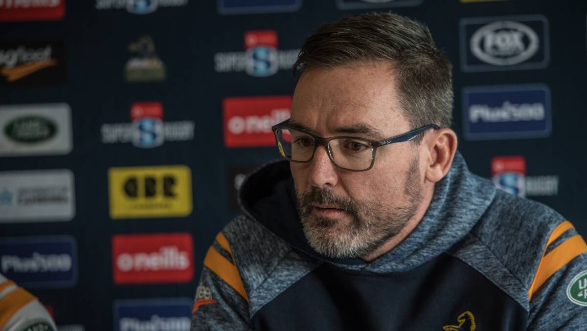 Brumbies coach Dan McKellar wants to reconnect with the community. Picture: Karleen Minney