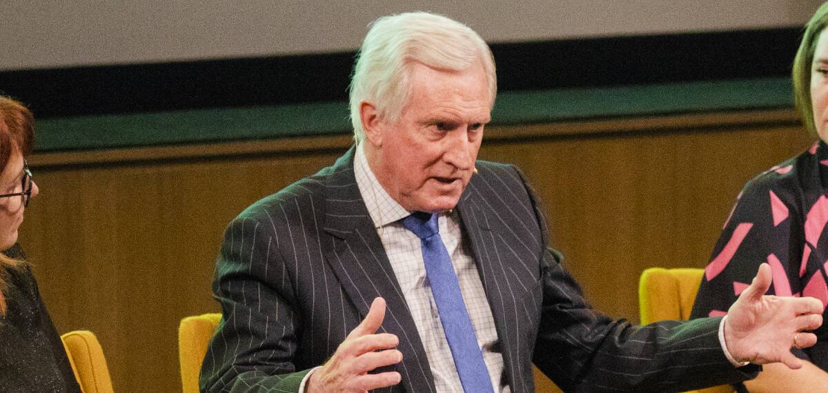 Dr John Hewson heads the Commission for the Human Future. Picture: Jamila Toderas
