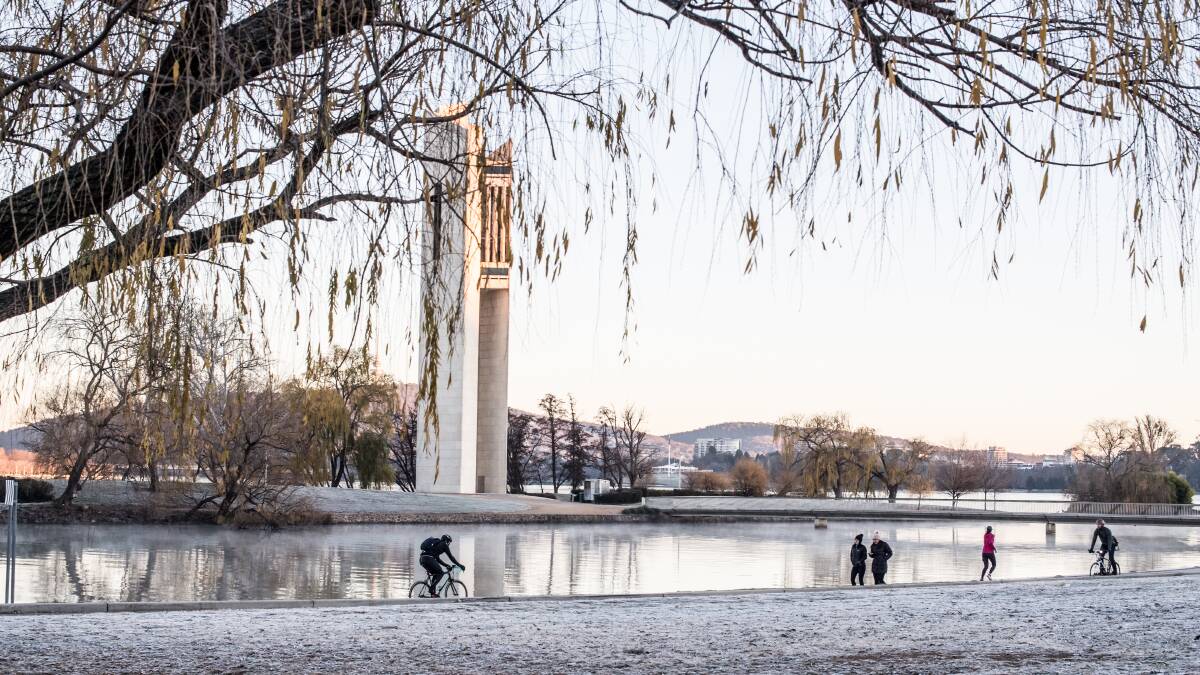 Canberra recorded its coldest day for the year on Thursday, with the temperature dropping to minus 4. Pictures: Karleen Minney