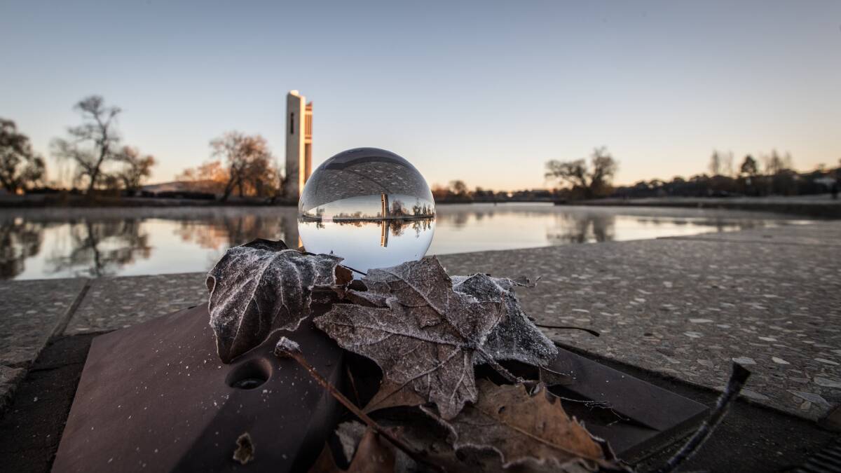 A frosty Canberra on a -4 degree morning. Picture: Karleen Minney.