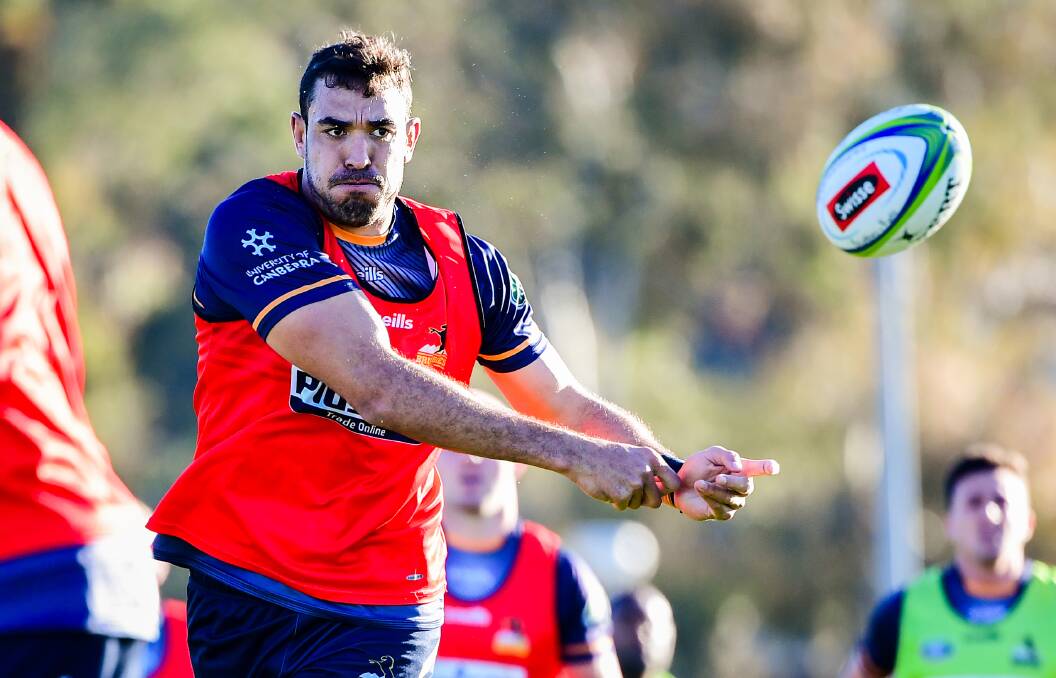 ACT Brumbies lock Rory Arnold is preparing for what could be his final game. Picture: Stuart Walmsley/Rugby AU Media