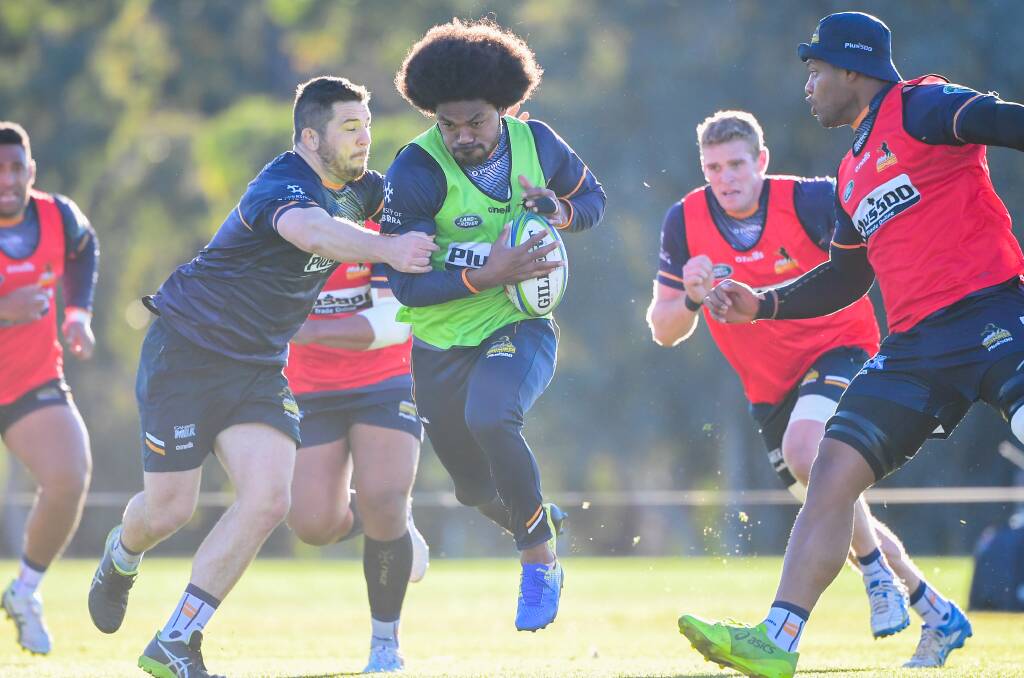 He's back: Henry Speight will return from injury in the Brumbies' final on Saturday night. Picture: Stuart Walmsley/Rugby AU Media