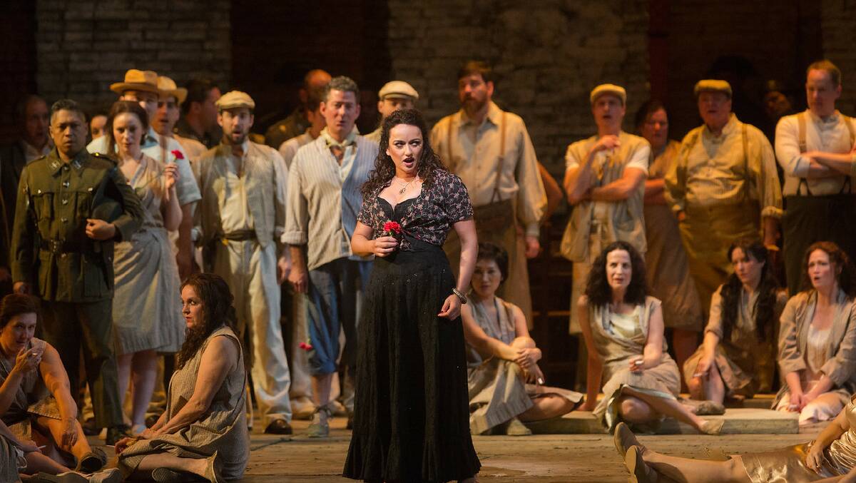  A scene from Met Opera's Carmen. Picture: Supplied