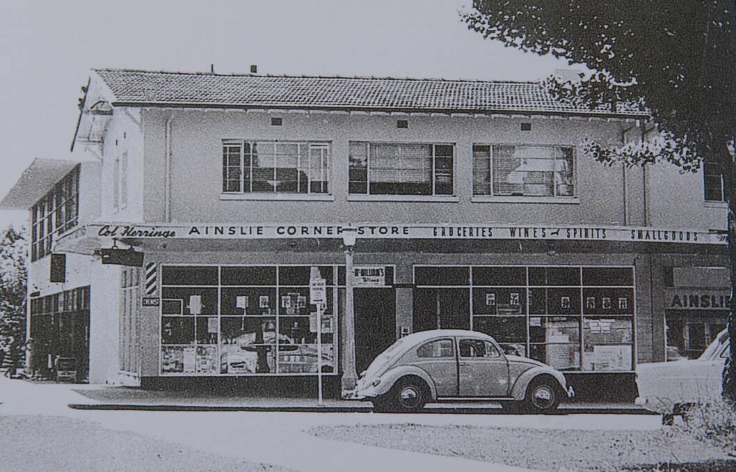 Colin Herringe has lived in his place since the houses were first built 59 years ago. He also owned a convenient store where Edgars Pub is now called Col Herringe Ainslie Corner Store.
