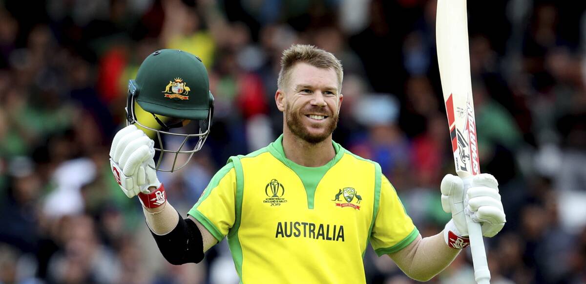 Australia's David Warner has been on fire at the World Cup. Picture: AP